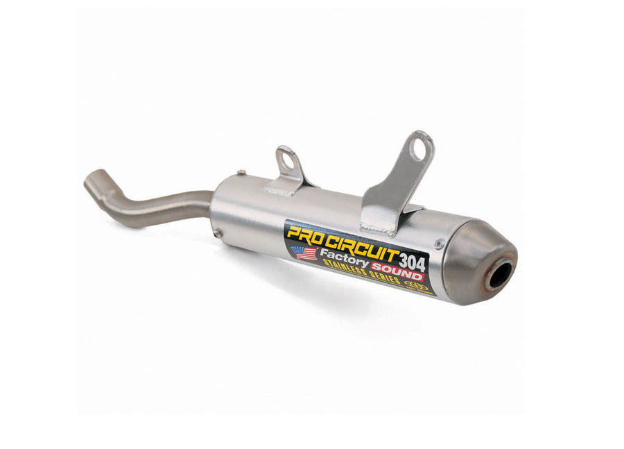 SUZUKI RM 125 [1989-1992] - 304 Schalldämpfer Aluminium gebürstet/Endkappe Edelstahl Suzuki RM125