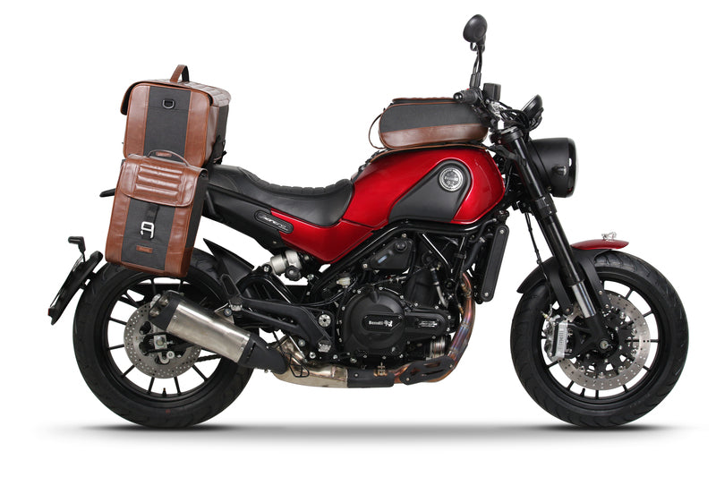 Benelli Leoncino 500 Trail [SHAD] - Seitentaschen Halter Café Racer Benelli i