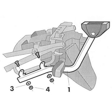 Suzuki Gsf 1200 [SHAD] - Kit montaggio Top Master - Suzuki