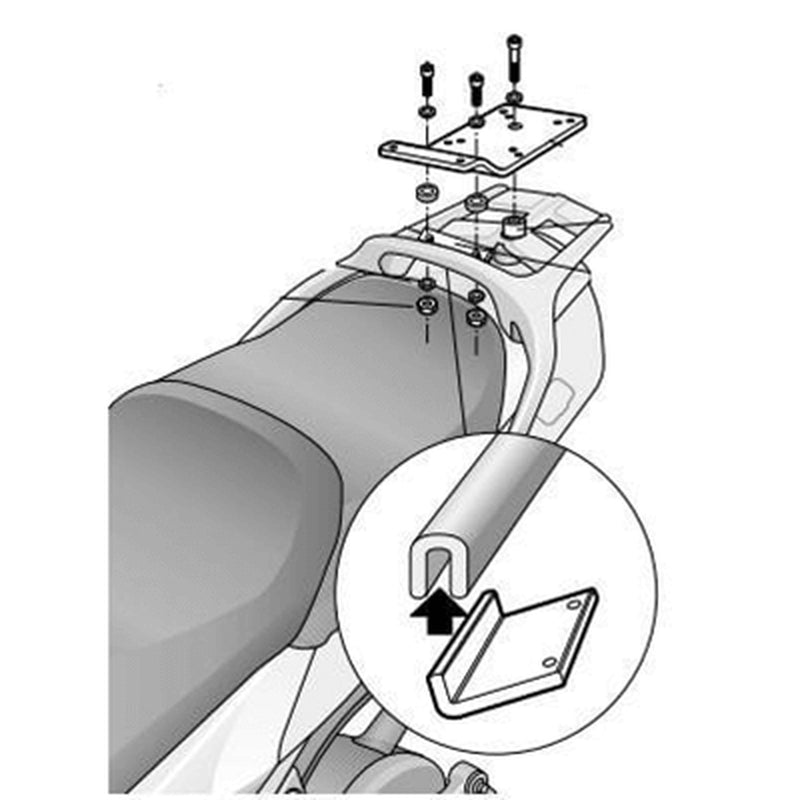 Yamaha Fjr [SHAD] - Kit di montaggio Top Master - Yamaha