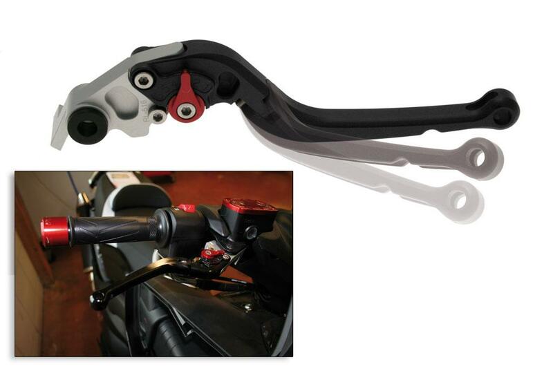 Yamaha T-Max 560 Tech Max [BIHR] - Hebel rechts klappbar Aluminium eloxiert schwarz Yamaha T-Max 500/530