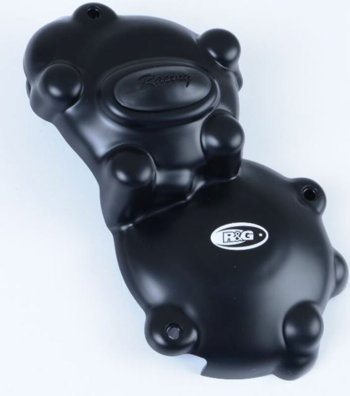 Suzuki GSR 600 ABS [2007-2010] - Serie Race (Avviamento) Protezione coperchio carter destro Nero Suzuki