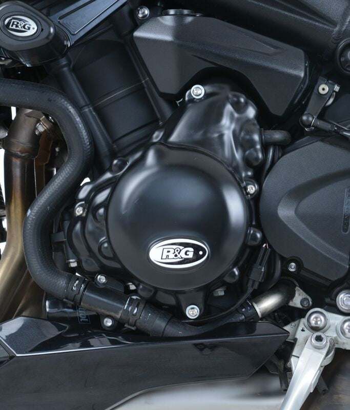 Triumph DAYTONA 675 R ABS [2015-2017] - Linker Kurbelgehäusedeckelschutz Schwarz Triumph