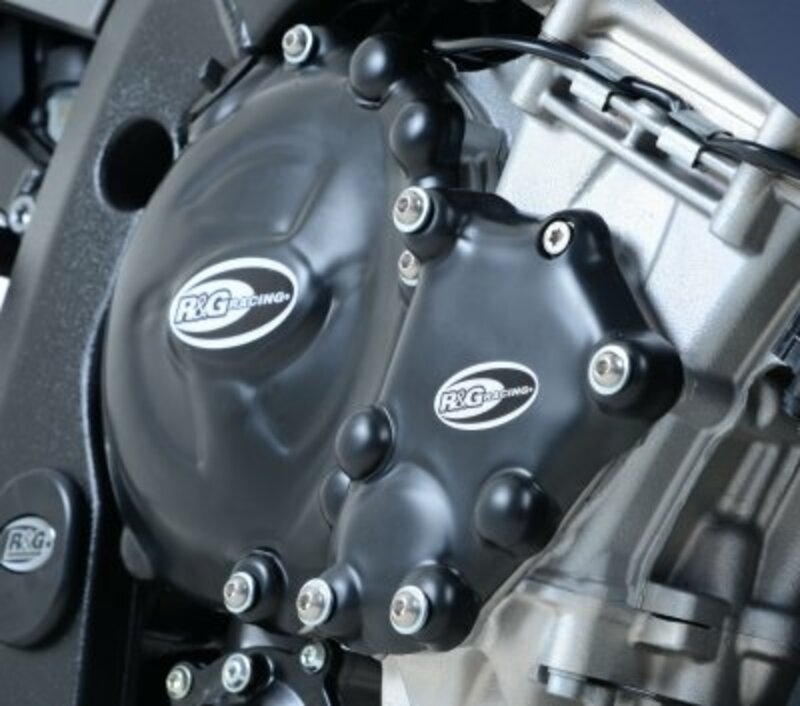 Bmw S 1000 RR 0507 [2010-2011] - Motorgehäusedeckelschutz-Set Schwarz BMW HP4/S1000R/RR