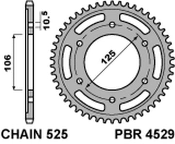 Triumph Speed ​​Twin 1200 [PBR] - Corona Alluminio Standard - 525