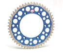 Ktm 640 Egs [RENTHAL] - TwinColor sprocket aluminum self-cleaning bi-component - 520