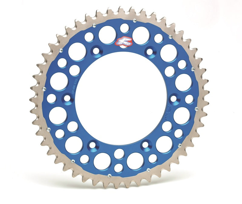 Ktm Smc 690 [RENTHAL] - TwinColor sprocket aluminum self-cleaning bi-component - 520