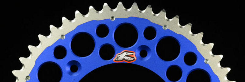 Ktm Smc 690 [RENTHAL] - TwinColor sprocket aluminum self-cleaning bi-component - 520