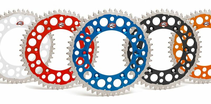 Ktm Smc 690 [RENTHAL] - TwinColor sprocket aluminum self-cleaning bi-component - 520