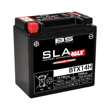 Kawasaki Zrx 1200 [BS BATTERY] - SLA Max Wartungsfreie Batterie Werkseitig aktiviert - BTX14H