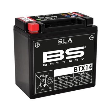 Suzuki Dl 1000 [BS BATTERY] - Batteria SLA senza manutenzione attivata in fabbrica - BTX14