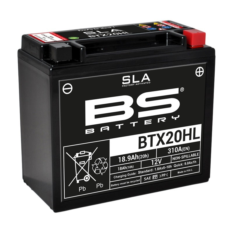 Harley Davidson Fxdrs 114 [BS BATTERY] - SLA Maintenance Free Battery Factory Activated - BTX20HL