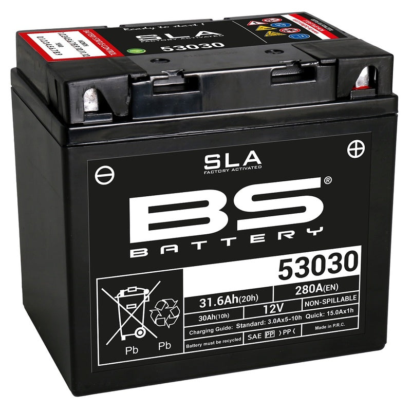 Moto Guzzi Le Mans 850 [BS BATTERY] - SLA Wartungsfreie Batterie Werkseitig aktiviert - 53030