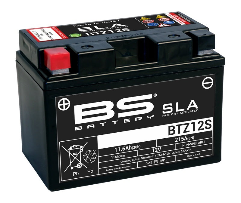 Yamaha T-Max 560 Tech Max [BS BATTERY] - Batteria senza manutenzione SLA attivata in fabbrica - BTZ12S