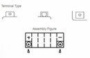 Yamaha XT 600 E [Yuasa] - motorcycle battery-2