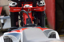 Beta RR 125 [SCAR] - Piastra forcella OE offset rossa Beta RR-3