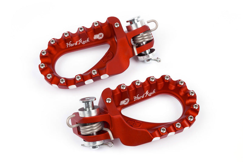 Yamaha Wr 125 [S3] - Hard Rock Enduro footrests aluminum red