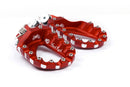 Ktm Exc 200 [S3] - Hard Rock Enduro footrests aluminum red