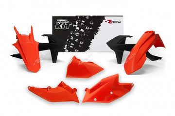 KTM 500 EXC F [2017-2019] - Plastik-Kit Originalfarbe (2017) orange/schwarz KTM