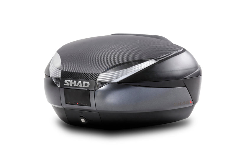 Kawasaki J 300 [SHAD] - SH48 DG Top Case + Rückenlehne Dunkelgrau