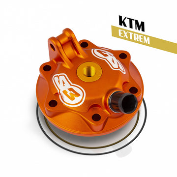 KTM 300 EXC SIX Days [2014-2016] - Extreme Enduro Zylinderkopf & Insert Kit Niedrige Kompression Orange KTM