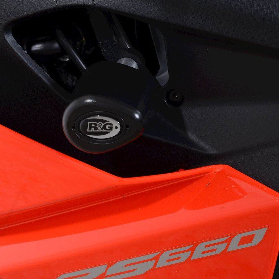 Aprilia RS 660 LIMITED EDITION [2022] - Aero-Sturzpads (ohne Bohrsatz) – Schwarz Aprilia RS660