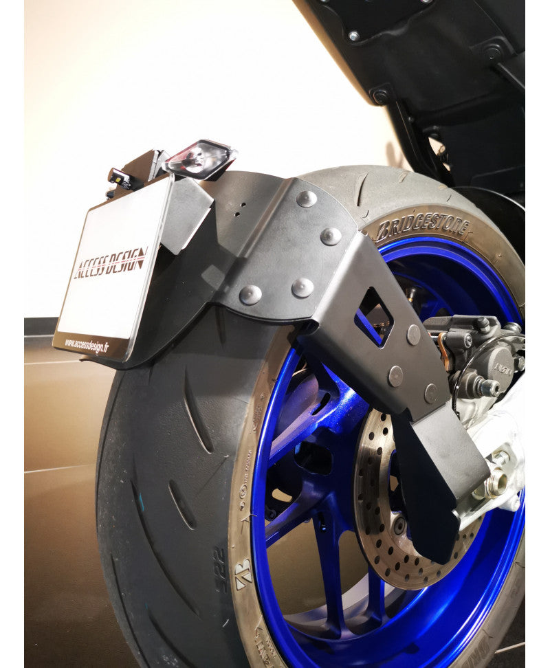 Yamaha MT-09 ABS [2022-2023] - License Plate Holder ACCESS DESIGN Lick Wheel Black