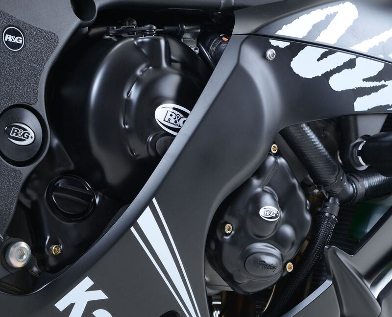 Kawasaki NINJA ZX-10 R ZX1000J [2011-2015] - Race Series Engine Case Cover Protector - Black Kawasaki ZX-10R/RR