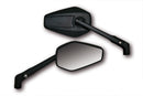 Aprilia Tuono 660 [SHIN YO] - Mirror Booster 2 Schwarz (Paar)-1