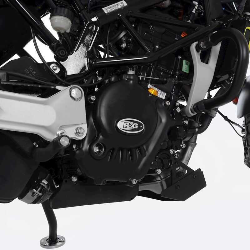 Husqvarna SVARTPILEN 125 [2021-2023] - Race Series Rechte Kurbelgehäusedeckelschutz (Kupplung) - Schwarz Husqvarna Svartpilen 125