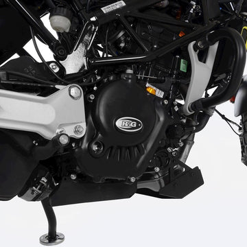 Ktm RC 125 ABS [2022-2026] - Protezione copertura carter destro (frizione) Race Series - Nero Husqvarna Svartpilen 125