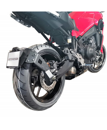 Yamaha Tracer 9 Y-Amt [ACCESS DESIGN] - Portatarga ''su ruota'' Nero - Yamaha MT-09 Tracer/GT