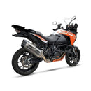 Ktm 1090 Adventure [IXIL] - MXT silencer stainless steel / end cap black - EM3089SS