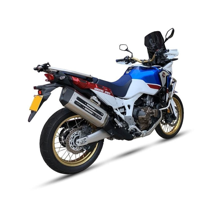 Honda Crf 1000 [IXIL] - MXT muffler stainless steel / end cap black - EH6082SS