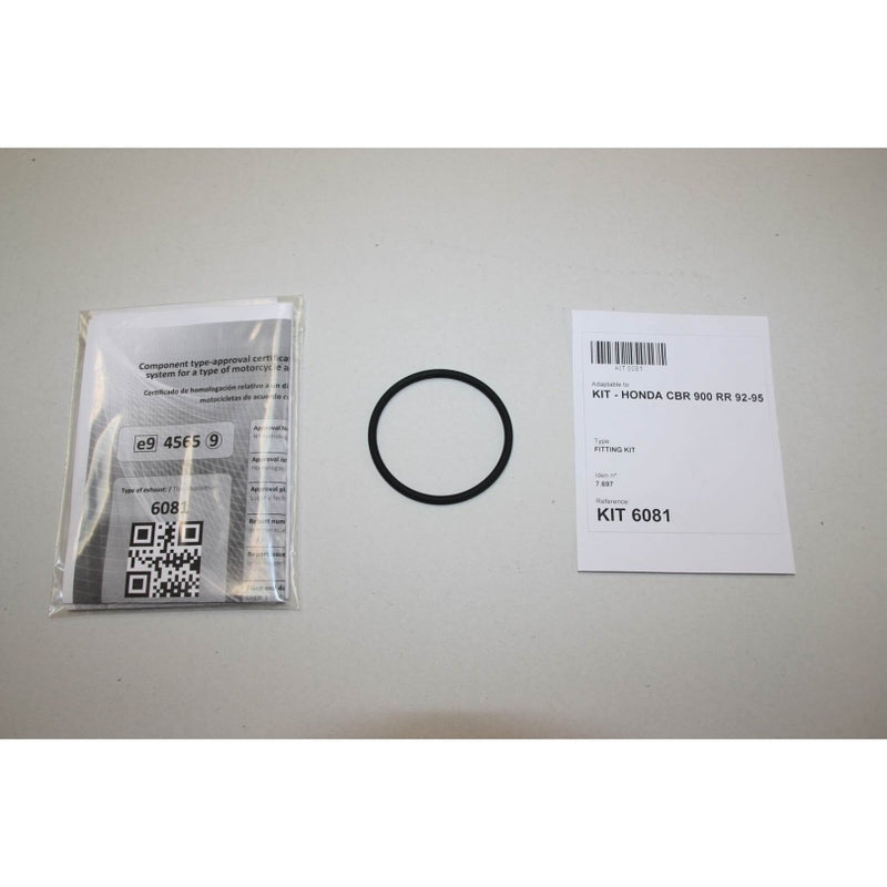 Honda Cbr 900 [IXIL] - Hexoval Endtopf Edelstahl schwarz / Endkappe Edelstahl schwarz - OH6081VSE