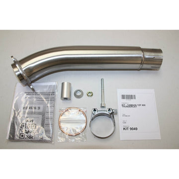 Yamaha Yzf 600 [IXIL] - Silenziatore esagonale in acciaio inox / fondello in acciaio inox nero - OY9049VSE