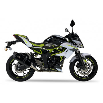 Kawasaki Ninja [IXIL] - Hexoval muffler stainless steel black / stainless steel black - OK7037VSEB