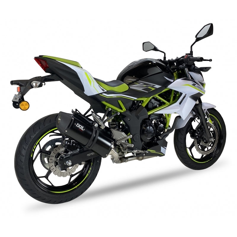 Kawasaki Ninja [IXIL] - Hexoval muffler stainless steel black / stainless steel black - OK7037VSEB