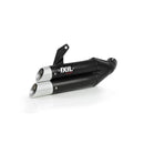 Honda Nc 750 [IXIL] - Silenziatore Hyperlow acciaio inox nero / fondello alluminio - XH6362XB-1