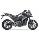 Honda Nc 750 [IXIL] - Silenziatore Hyperlow acciaio inox nero / fondello alluminio - XH6362XB-2