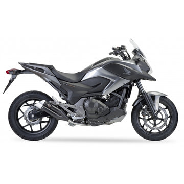 Honda Nc 750 X Dct [IXIL] - Silenziatore Hyperlow acciaio inox nero / fondello alluminio - XH6362XB - 0