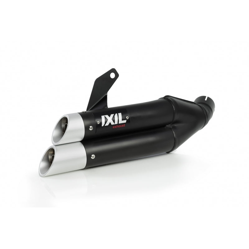 Yamaha Tracer 700 [IXIL] - Sistema completo Hyperlow acciaio inox nero / alluminio lucidato - XY9362XB