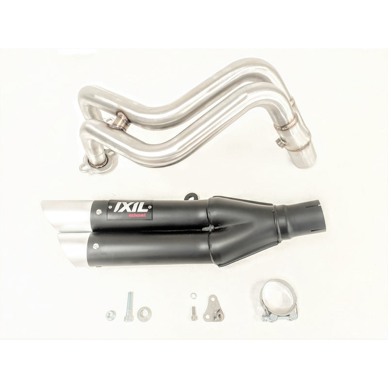 Yamaha Tracer 700 [IXIL] - Sistema completo Hyperlow acciaio inox nero / alluminio lucidato - XY9362XB