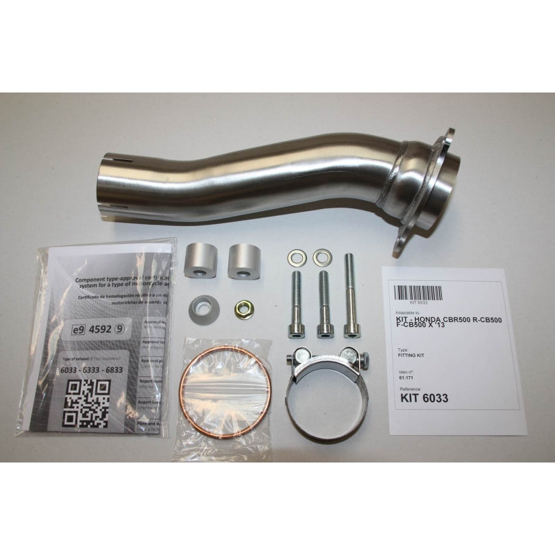 Honda CBR 500 R ABS PC44 [2013-2016] - Silenziatore Hexoval Xtrem - Honda CBR 500 R - OH6033VSE