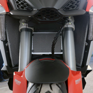 Ducati Multistrada V4 Pikes Peak [2022-2024] - Kühlerschutzgitter Rot - Ducati Multistrada V4S