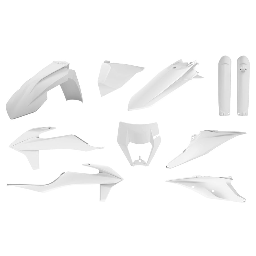 KTM 300 XC [2022-2023] - Plastik-Kit Weiss - KTM EXC/EXC-F