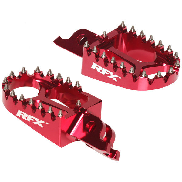 HUSQVARNA TE 300 [2024-2025] - Pedane Pro Series CNC in alluminio - rosse