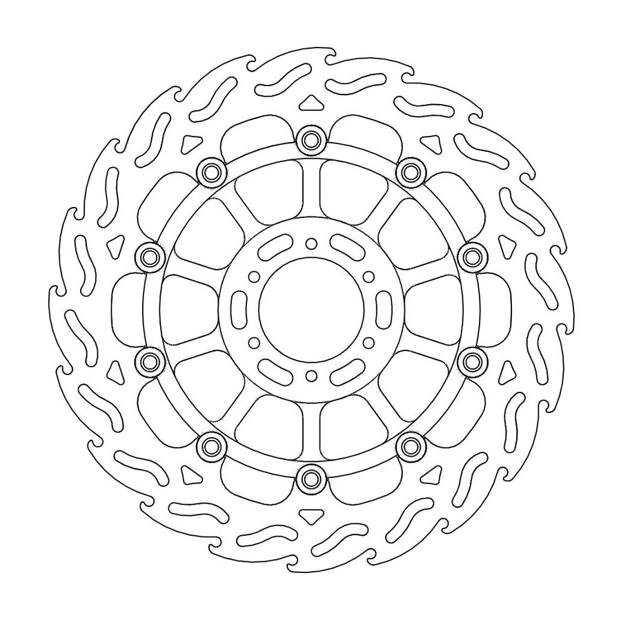 HONDA CBR [1999-2007] - Brake disc Flame front left
