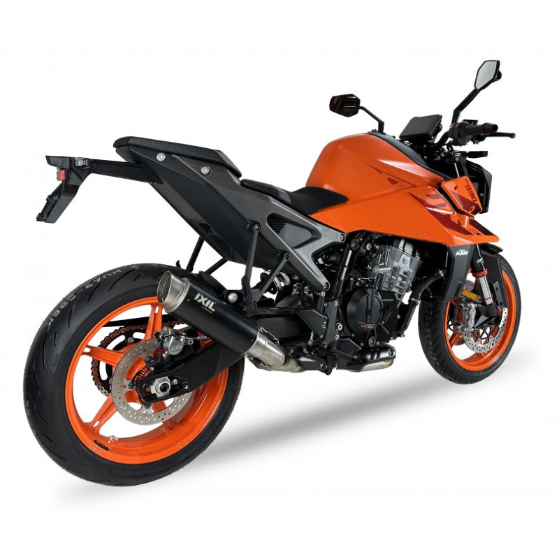 KTM 990 Duke [2024] - RC3B Edelstahl-Endschalldämpfer Schwarz KTM 990 Duke (KTM R2 DK) 24-, E-geprüft