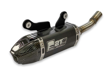 HUSQVARNA TC 125 [2023-2027] - Carby Schalldämpfer schwarzes Aluminium/Karbon-Endkappe
